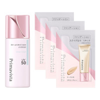 スキンプロテクトベース皮脂くずれ防止UV50 EXクリアブルー / クリアブルー / 25ml、0.4g×3