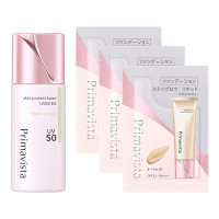 スキンプロテクトベース皮脂くずれ防止UV50 EXフレッシュグリーンセット / フレッシュグリーン / 25ml、0.4g×3