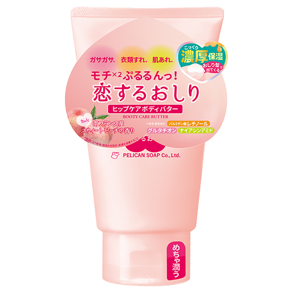 恋するおしりヒップケアボディバター / 本体 / 100g / 南仏香水の里生まれのピーチフレングランス 恋するおしりヒップケアボディバター / 本体 / 100g / 南仏香水の里生まれのピーチフレングランス