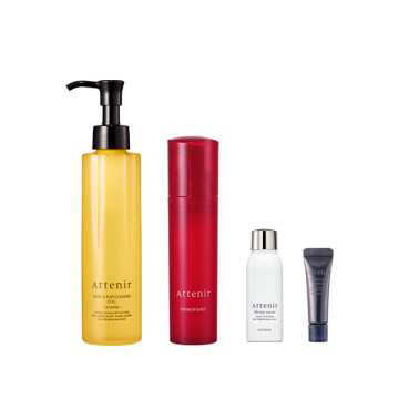 【1,080ポイントバック】クレンジング(アロマ)ブースター(プライマーショット)&美白*化粧水アイケアセット