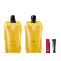 【1,320ポイントバック】クレンジング(アロマエコ×2)&ブースター・アイケアセット / エコパック / 350ml×2、9ml、3g