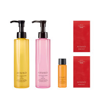 クレンジング(アロマ・ローズ)&オレンジミニ・ブースターセット / 175ml、175ml、30ml、1.5ml×2包