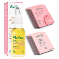 【1,530ポイントバック】【@cosme SHOPPING限定】ビオオイル アルガンオイル ローズ サシェセット / 本体 / 50mL、1mL×7、1mL×7 / さらさら、しっとり / ローズの香り