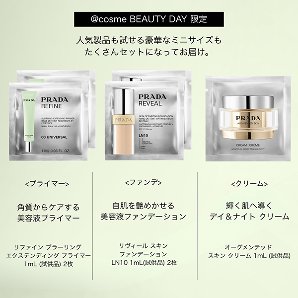 プラダ グリーン ギフトセット / プラダ ビューティ(ハンドクリーム