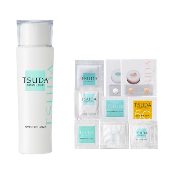 【津田コスメ限定セット4】リペアセラムローション  全商品サンプルセット付き / 130ml / 本体