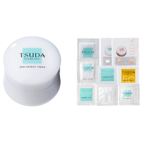 【津田コスメ限定セット3】スキンバリアクリーム65g  全商品サンプルセット付き / 65g / 本体