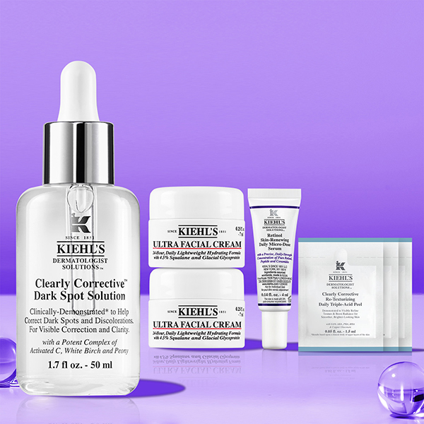 【2,360ポイントバック】キールズ 透明美白美容液 限定セット / 50ml、7mL×2、4mL、1.5mL×3