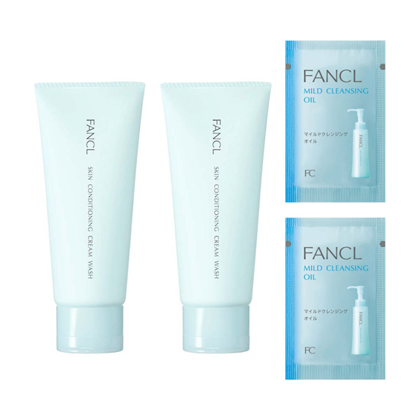 【96円お得!SNSで話題】スキンコンディショニング洗顔キット マイクレブルーパウチ2枚付き / 90g×2、2mL×2 / 本体×2、特典×2