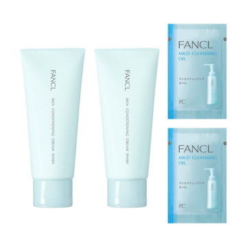 【96円お得!SNSで話題】スキンコンディショニング洗顔キット マイクレブルーパウチ2枚付き