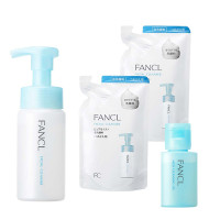 【111円お得!ふわふわ泡洗顔料】ピュアモイスト泡洗顔キット マイクレブルーミニボトル付き / 本体×1、詰替え×2、特典×1 / 150mL、130mL×2、20mL