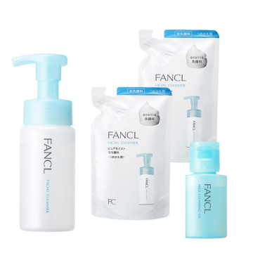 【111円お得!ふわふわ泡洗顔料】ピュアモイスト泡洗顔キット マイクレブルーミニボトル付き