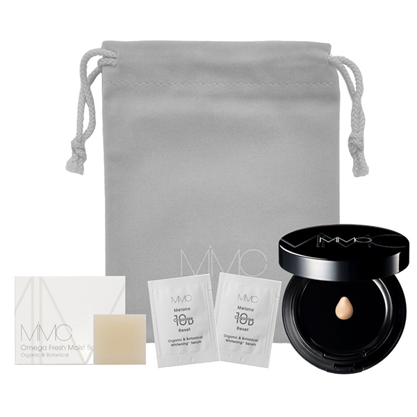 ミネラルリキッドリーファンデーションキット 205 / SPF22 / PA++ / 205 ピンクブライト / 11g、1個、9g、2包、1個 / 詰替え/ケース