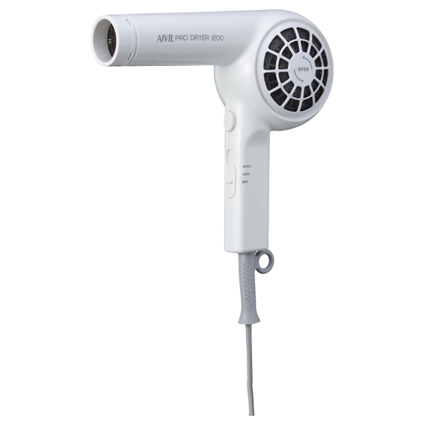 ホワイト ヘアドライヤー 速乾機能