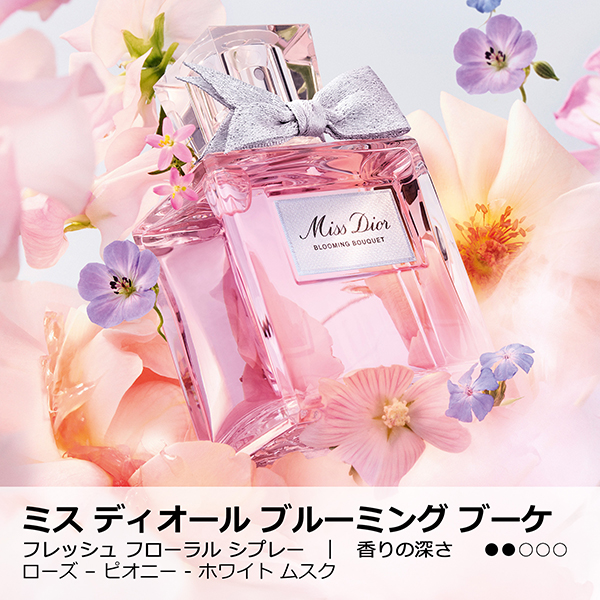 ミス ディオール コフレ(限定品) / ミス ディオール ブルーミング ブーケ 50mL(現品サイズ)、ミス ディオール ボディ ミルク 75mL(通常サイズ:175mL) / 本体 1