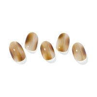 セミキュアジェルネイル / ND-484 N Smoky Mocha / 2枚×30ピース、1個、1個、2枚