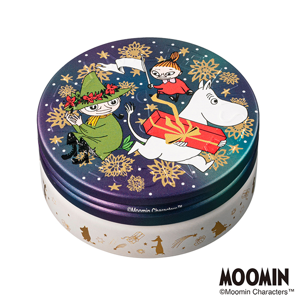 スチームクリーム / 1596 ムーミン 夜空のオーロラ / 75g / 本体 / ラベンダー、ネロリ、カモミール、ローズ、4種の精油
