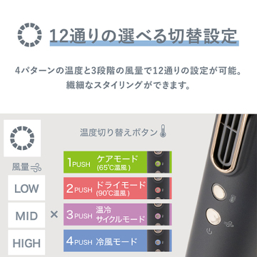 スリムフィットドライヤーワールド VDS-7100W 04