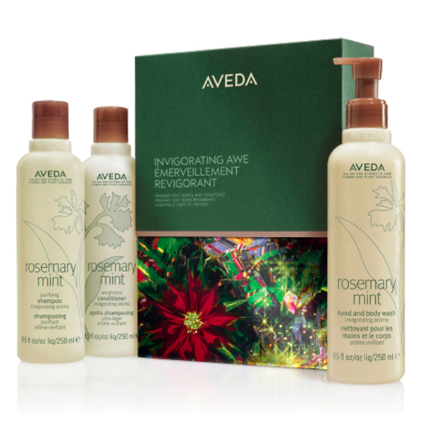 ローズマリー ミント ヘア & ボディ エッセンシャル ギフト / 250mL、250mL、250mL