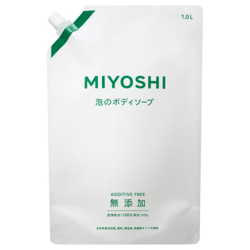 無添加せっけん泡のボディソープ