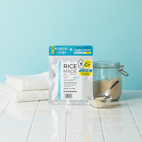 RiceMade+ ブライトモイスチャーマスク / 菊正宗(フェイス用シート