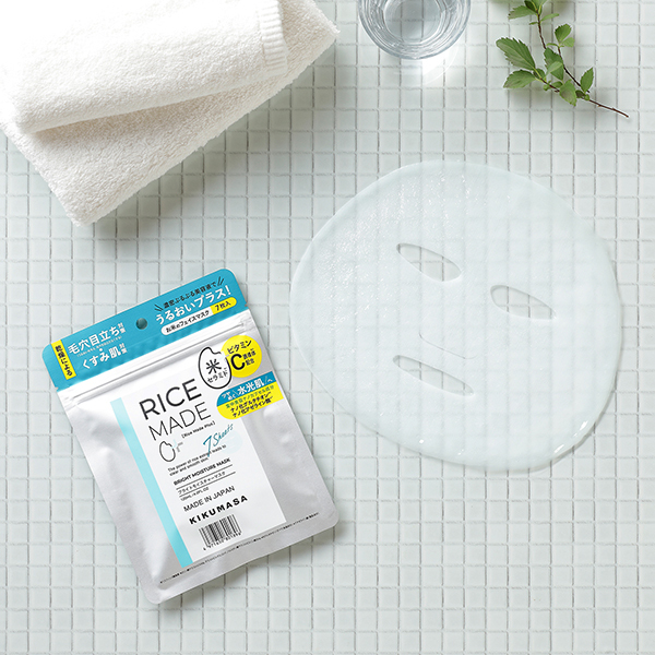 RiceMade+ ブライトモイスチャーマスク / 菊正宗(フェイス用シート