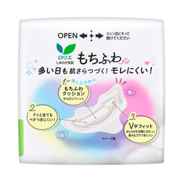 しあわせ素肌 もちふわfit 多い昼用22.5cm 羽つき 03