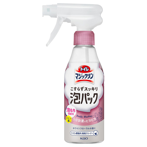 トイレマジックリン こすらずスッキリ泡パック / 300ml / 本体 / ホワイトフローラルの香り