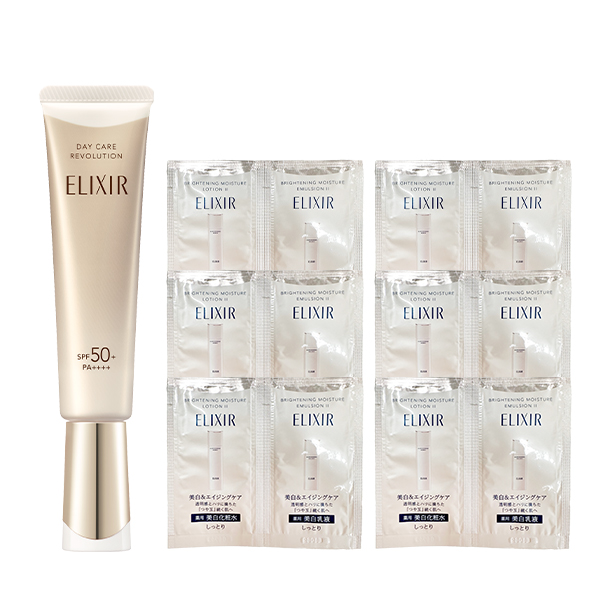 エイジングケアUV乳液(デーケアレボリューション+ba) 限定セット / 35ml、6包、6包