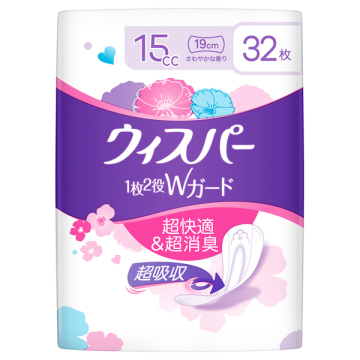 1枚2役Wガード 女性用 軽度尿ケア製品