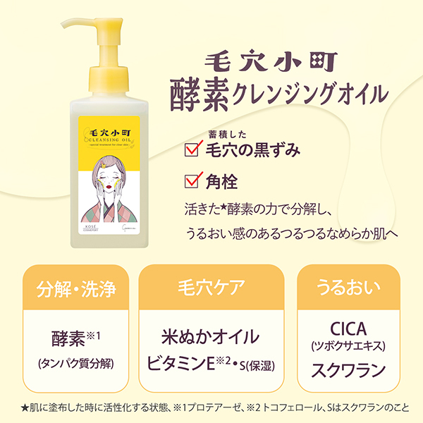 毛穴小町 酵素クレンジングオイル / ソフティモ(クレンジングオイル