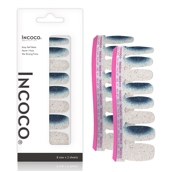 【限定品】インココ貼るマニュキュアシート / ポーラー ムーン / 8サイズ×2シート