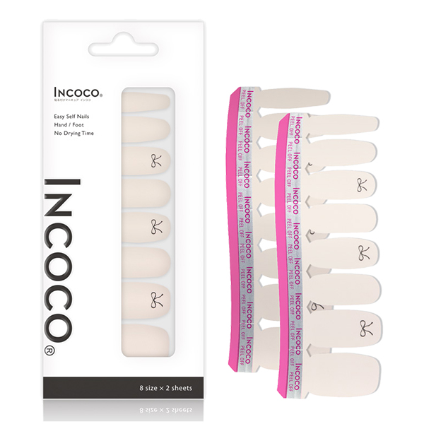 【限定品】インココ貼るマニュキュアシート / タイニー ボウ / 8サイズ×2シート
