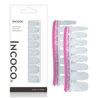 【限定品】インココ貼るマニュキュアシート / シャイニング スノー / 8サイズ×2シート