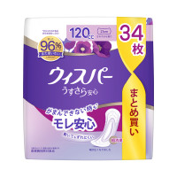 うすさら安心 女性用 軽度尿ケア製品 / 34枚 (120cc 27cm) / さわやかな香り