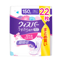 うすさら吸水 女性用 軽度尿ケア製品 / 22枚 (150cc 32cm) / さわやかな香り