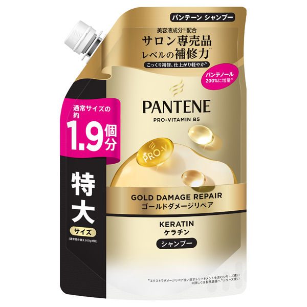ゴールドダメージリペア シャンプー / 500g / 詰め替え