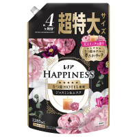 ハピネス 5つ星ホテルの夢ふわタッチ 柔軟剤 / 詰め替え / 1285ml / ジャスミン&ムスクの香り