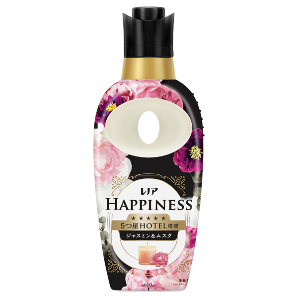 ハピネス 5つ星ホテルの夢ふわタッチ 柔軟剤 / 本体 / 460ml / ジャスミン&ムスクの香り ハピネス 5つ星ホテルの夢ふわタッチ 柔軟剤 / 本体 / 460ml / ジャスミン&ムスクの香り