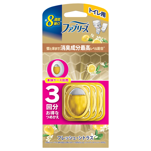 消臭芳香剤 トイレ用 壁と床まで!消臭成分最高レベル配合