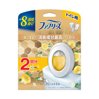 消臭芳香剤 トイレ用 壁と床まで!消臭成分最高レベル配合 / 本体(詰め替え入り) / つめかえ入り本体ケース1個、つめかえ1個 / フレッシュ・シトラス