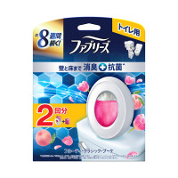 消臭芳香剤 トイレ用 壁と床まで消臭+抗菌 / 本体(詰め替え入り) / つめかえ入り本体ケース1個、つめかえ1個 / フルーティ・クラシック・ブーケ