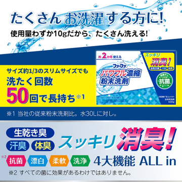 3倍濃縮超コンパクト粉末洗剤 02