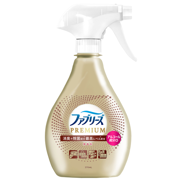 消臭スプレー PREMIUM 消臭+除菌成分最高レベル配合 衣類・布製品用消臭剤 / 370ml / 本体 / 無香料