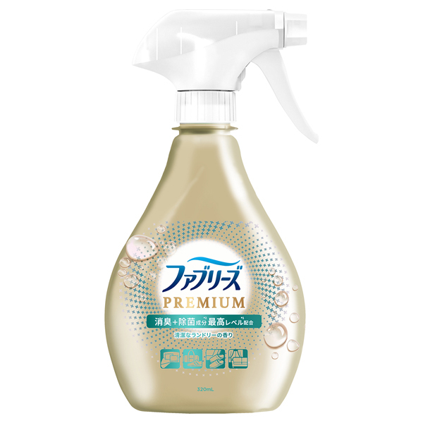消臭スプレー PREMIUM 消臭+除菌成分最高レベル配合 衣類・布製品用消