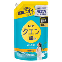 クエン酸in 超消臭 衣類のすすぎ消臭剤 部屋干し / 1110ml / 詰め替え / フレッシュグリーンの香り / 1110ml