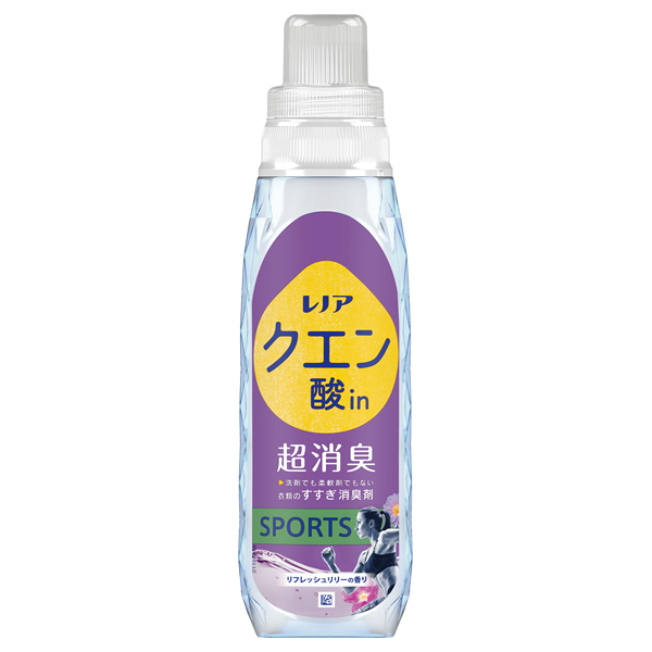 クエン酸in 超消臭 衣類のすすぎ消臭剤 SPORTS / 本体 / 430ml / リフレッシュリリーの香り クエン酸in 超消臭 衣類のすすぎ消臭剤 SPORTS / 本体 / 430ml / リフレッシュリリーの香り