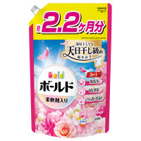 柔軟剤入り 洗濯洗剤 液体 / 詰め替え / 1580g / 華やかおひさまとプレミアムブロッサムの香り
