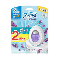 トイレ用消臭剤 / 本体+詰め替え / つめかえ入り本体ケース1個、つめかえ1個 / クリーン・ラベンダーの香り