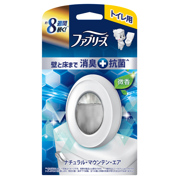 消臭芳香剤 トイレ用 壁と床まで消臭+抗菌 / 本体(詰め替え入り) / 1個 / ナチュラル・マウンテン・エア
