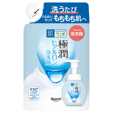 極潤ヒアルロン泡洗顔